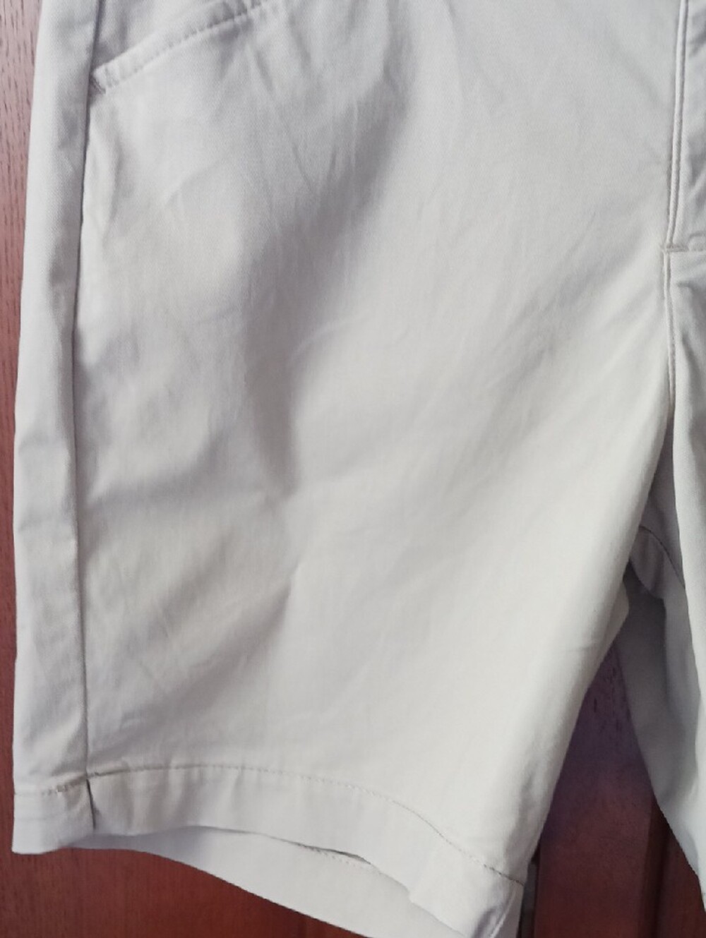Lee Women's Flat Front Tan Shorts - Picture 4 of 16